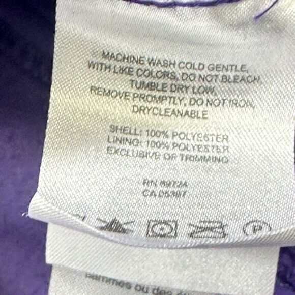 Columbia Jacket Womens Small Purple Long Sleeve Fleece Zip-Up Pockets Adult - Picture 4 of 10